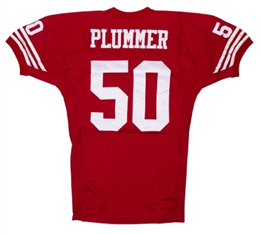 1995 Gary Plummer Game Worn San Francisco 49ers Home Jersey (49ers LOA)